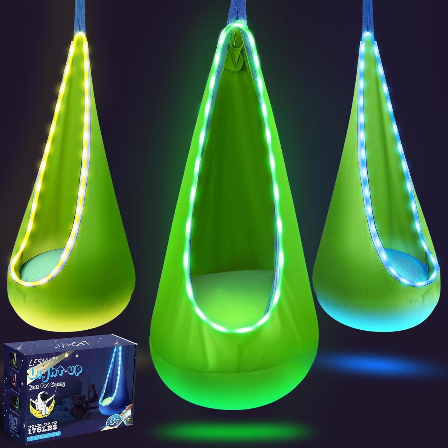 ⑥ちゃこ 様 swing Outdoor/Indoor Wicker Swing Hanging Chair with 8ft Chain