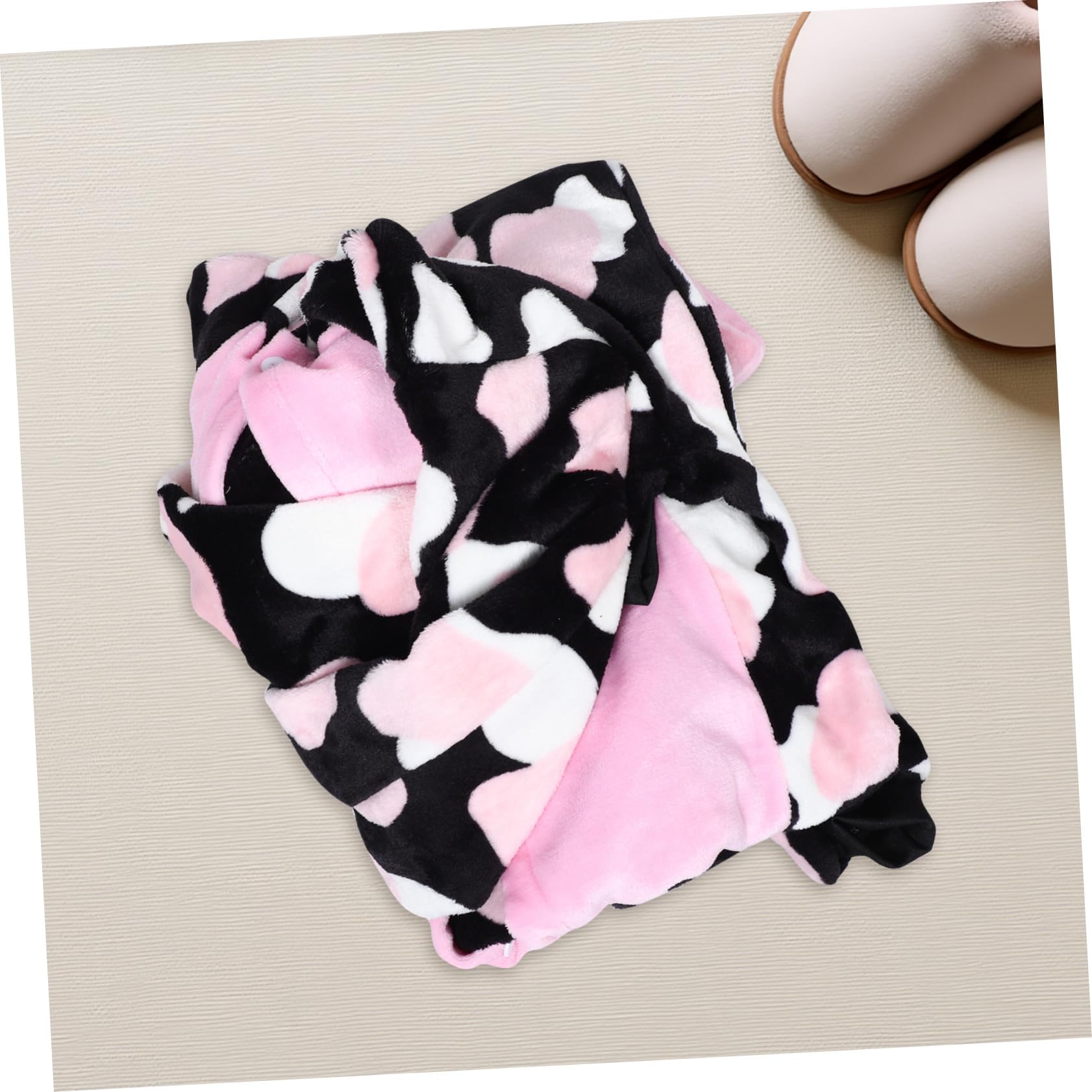 FOMIYES Onesie Unisex in Tessuto Plush con e Rosa Costume Sleepwear per Halloween e Party XL