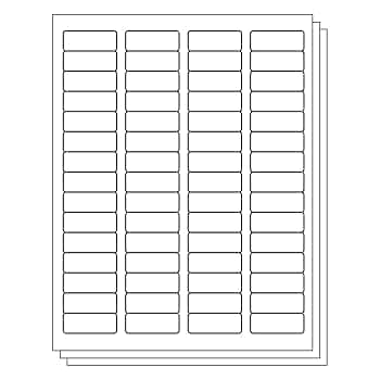 White Address Labels To Print - 21 Labels Per Sheet - 64mm X 38mm- UK