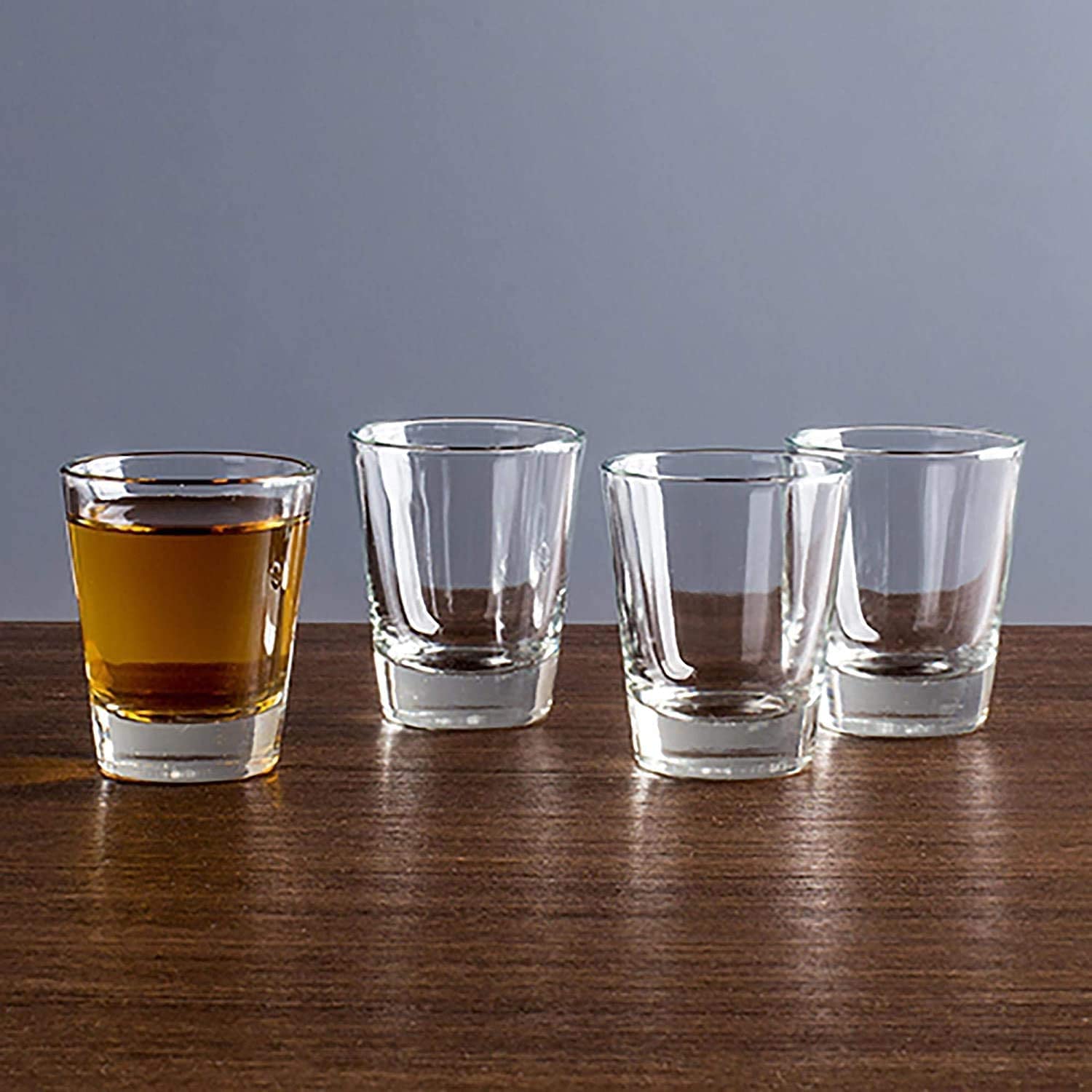Premium Shot Glass Set with Heavy Base, 60 ML Square Shot Glasses, 6 Pack Clear Shot Glass (6) — Amazon image 3