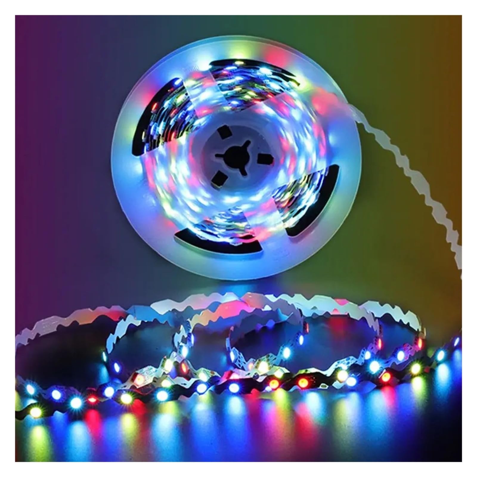 6 mm schmaler S-förmiger LED-Streifen WS2812B SK6812 5050 3535 adressierbare Pixel 60/84 LEDs/M DC5 V 12 V(12V SK6812 60LEDS-M_5M)