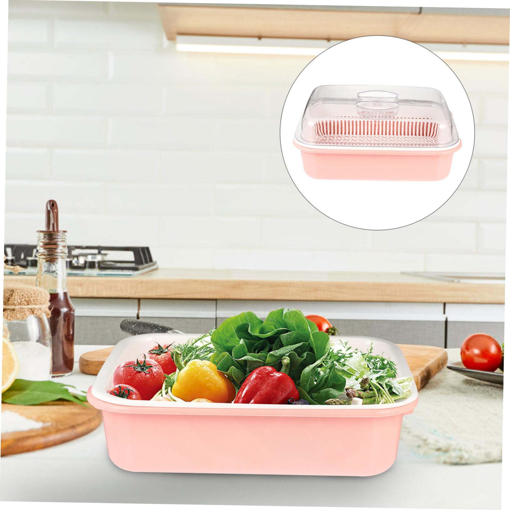 Estante para Secar Biberones y Cubiertos de Pp Resistente para Cocina en Casa Diseño Doble Capa que Mantiene la Vajilla Seca y Ordenada