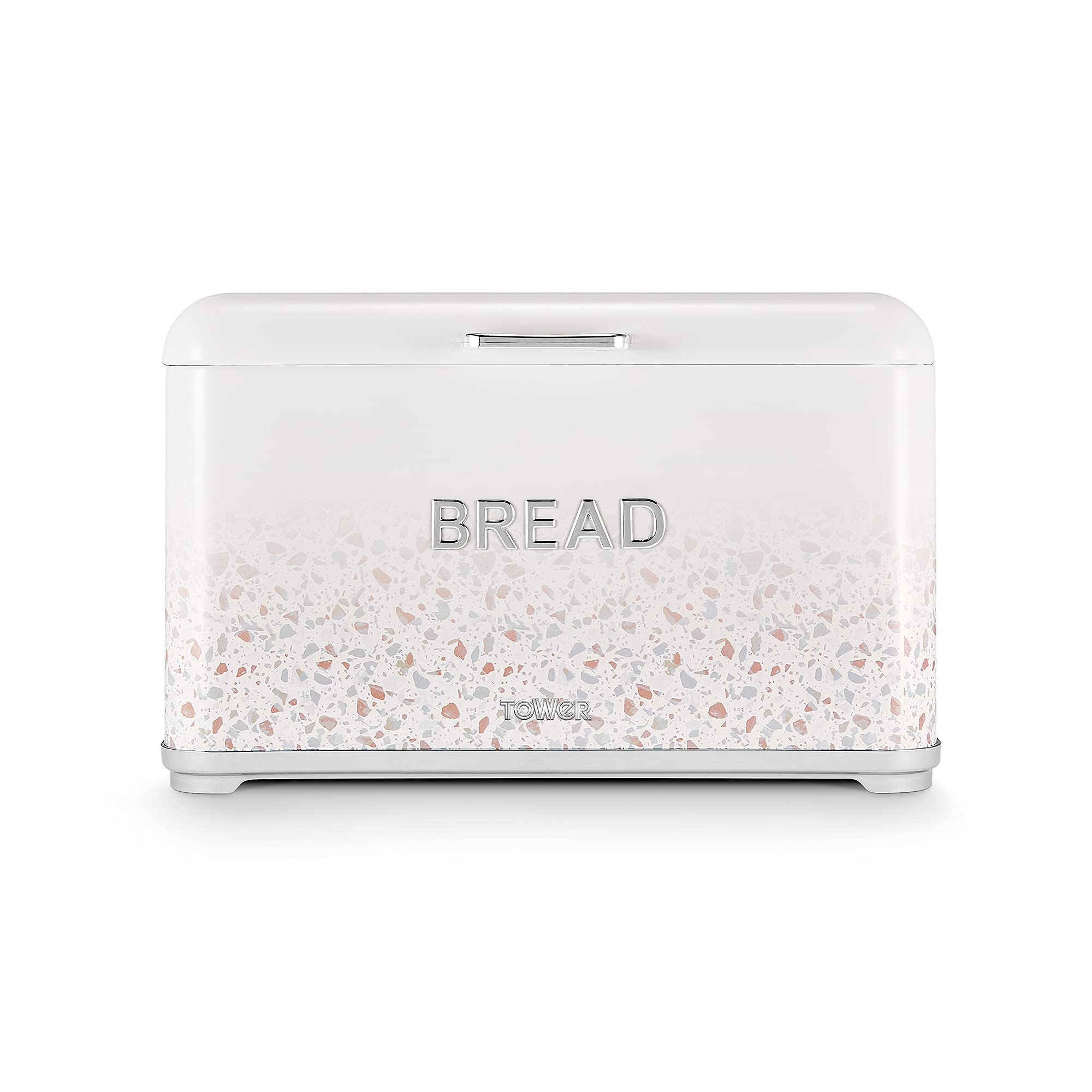 Tower T826150TAN Terrazzo Bread Bin, Tan