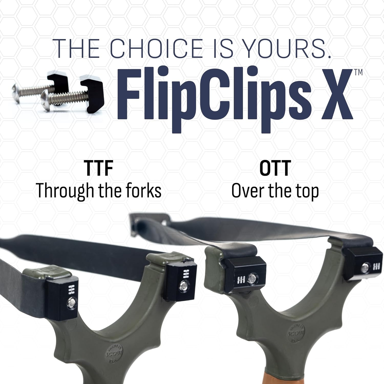 SimpleShot Scout XT Slingshot with Target, Clay Ammo and Bands for Professional Hunting and Powerful Target Shooting Sling Shot Double Black