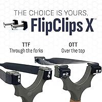 Vista 7 de SimpleShot Scout XT Resortera con objetivo, municiones de arcilla y bandas para caza profesional y potente tiro al blanco