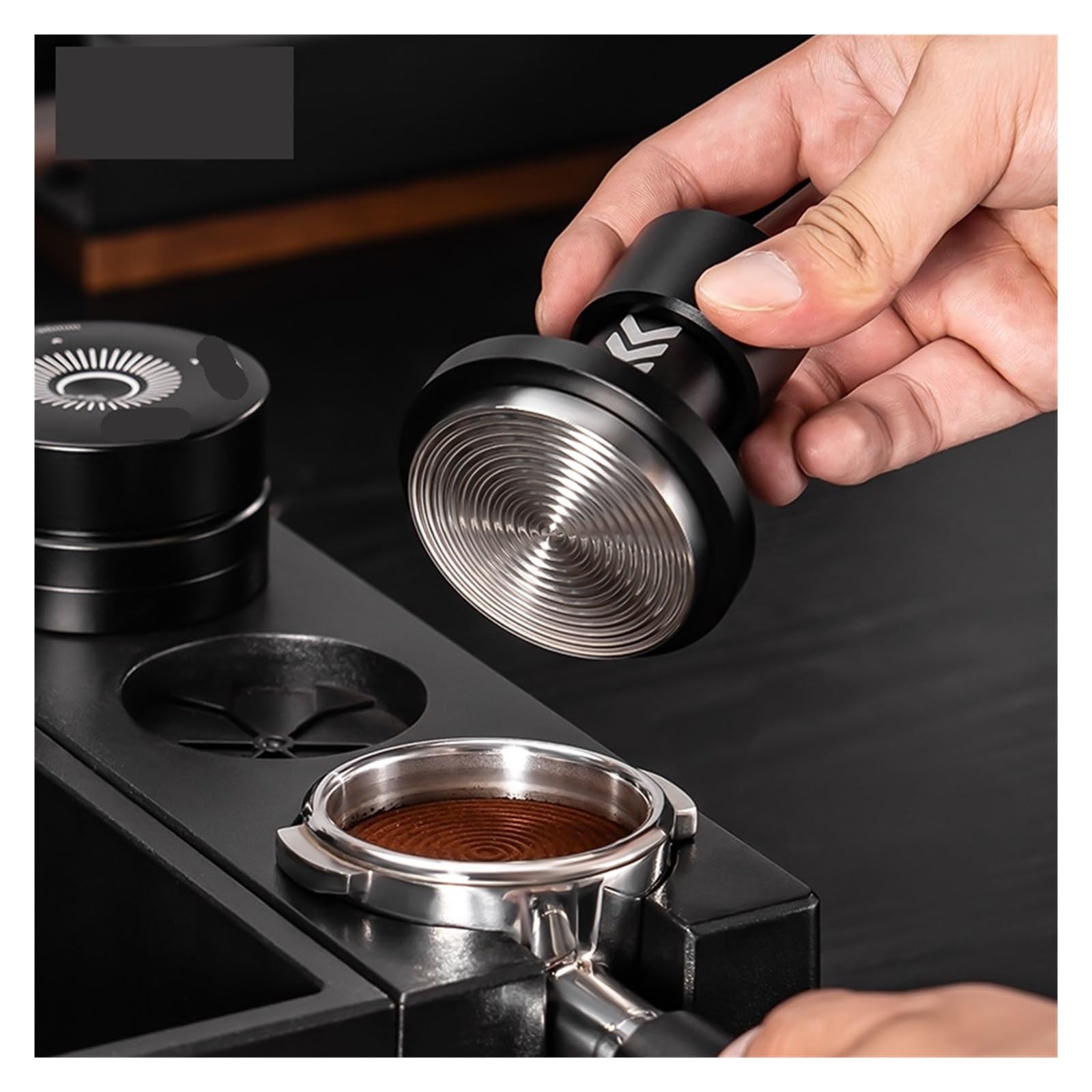 Compatibile Con Pressino For Caffè V6 Impact Da 30 Libbre, 58 Mm, Pressione Costante 54, Doppia Molla Calibrata 51(53.3mm Fits 54mm)