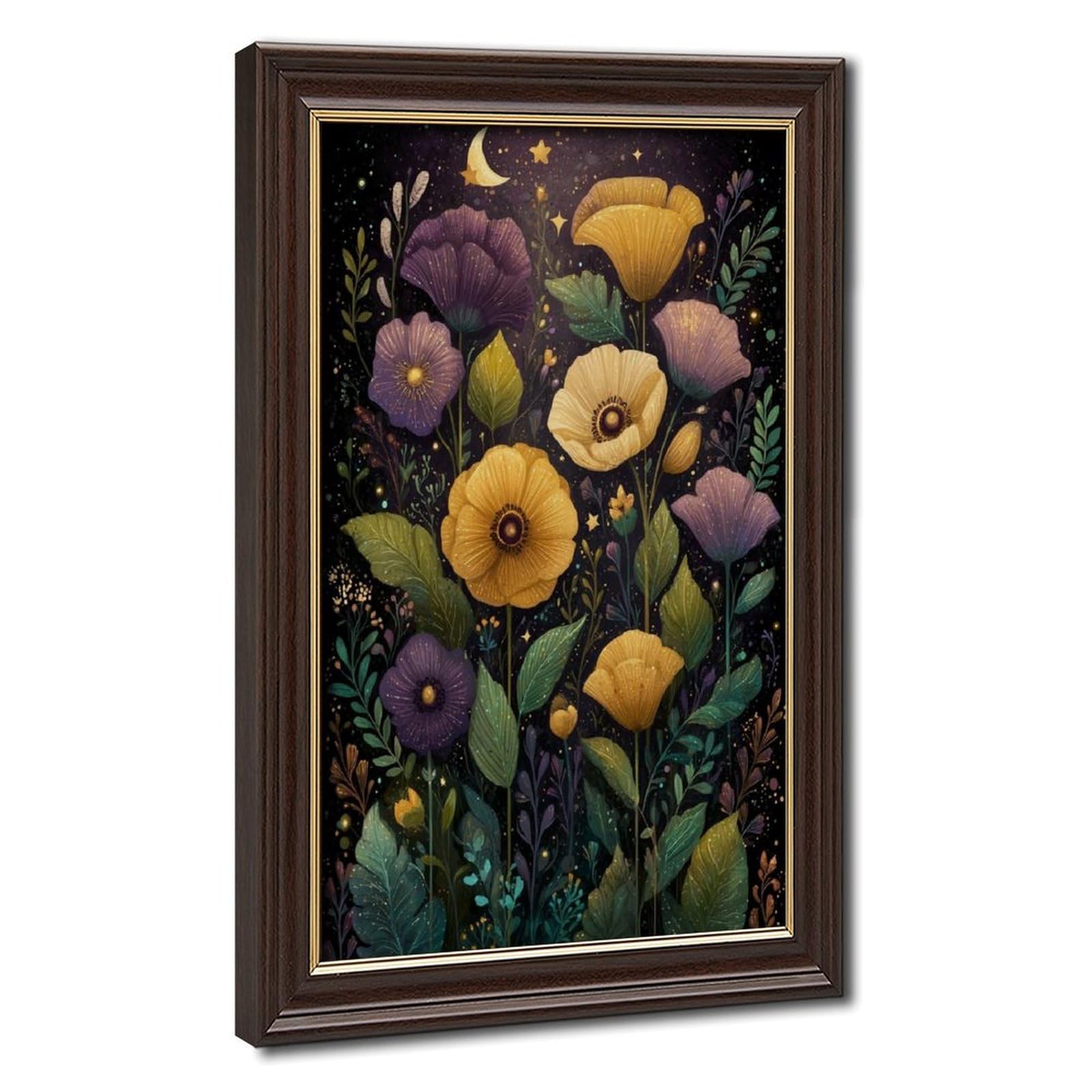 Bareronor Pink Celestial Wildflower Canvas Poster Bedroom Decor Landscape Office Room Decor Gift 20" L X 30" W