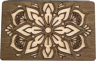 Bead Storage Box, Wooden Retro Beading Tray Bead Sorting Tray, Beads Organizer Containers with Lid for Arts & Crafts Storage