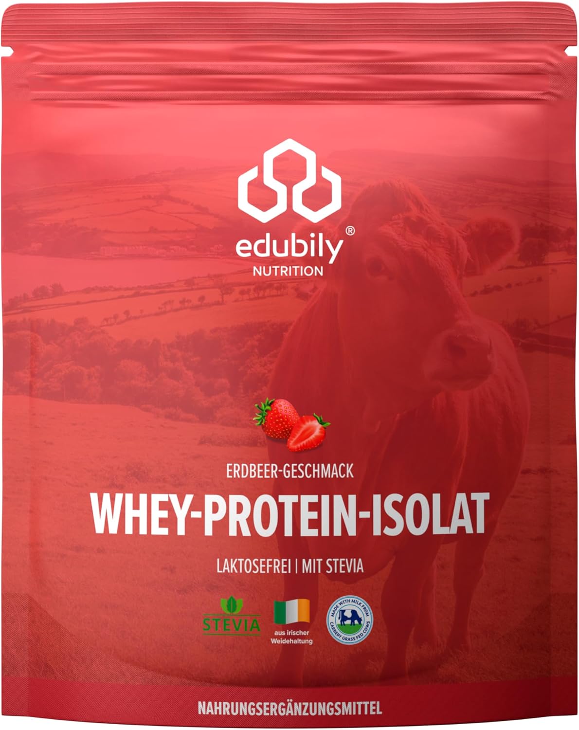 edubily nutrition® Whey Protein Isolate • Lactose Free • Very Soluble Protein Powder without