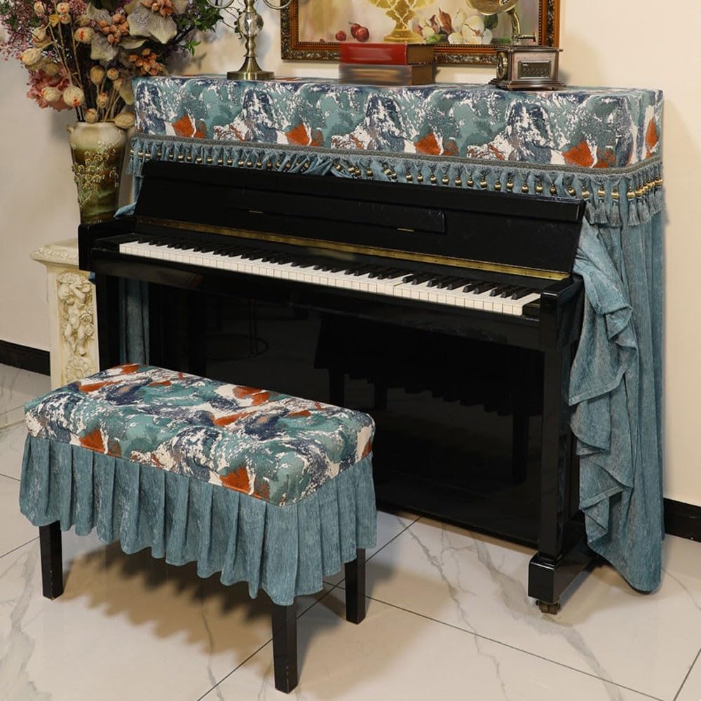 Osłona przeciwpyłowa na pianino, w stylu amerykańskim(Double Bench Cover)