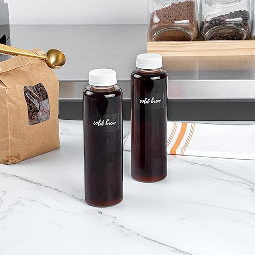 Miniatura 4 de Restaurantware Label Tek - Etiquetas para botellas de cerveza de 1.9 x 1 pulgada, 100 etiquetas resistentes al agua para botellas, autoadhesivas,