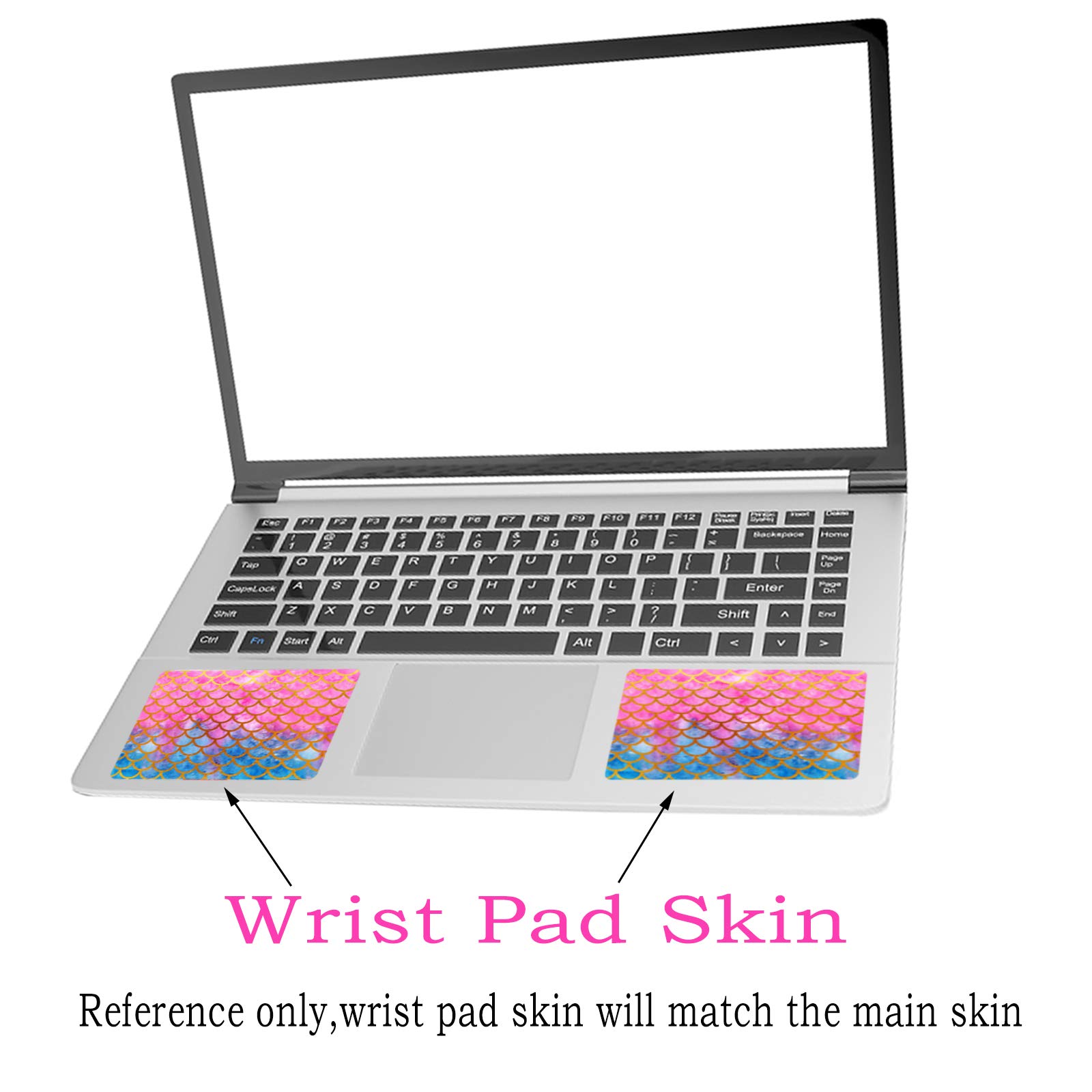 Laptop Haut Aufkleber Wald Design - Abziehbarer Vinyl Schutz Für 12-15,6 Zoll Laptops