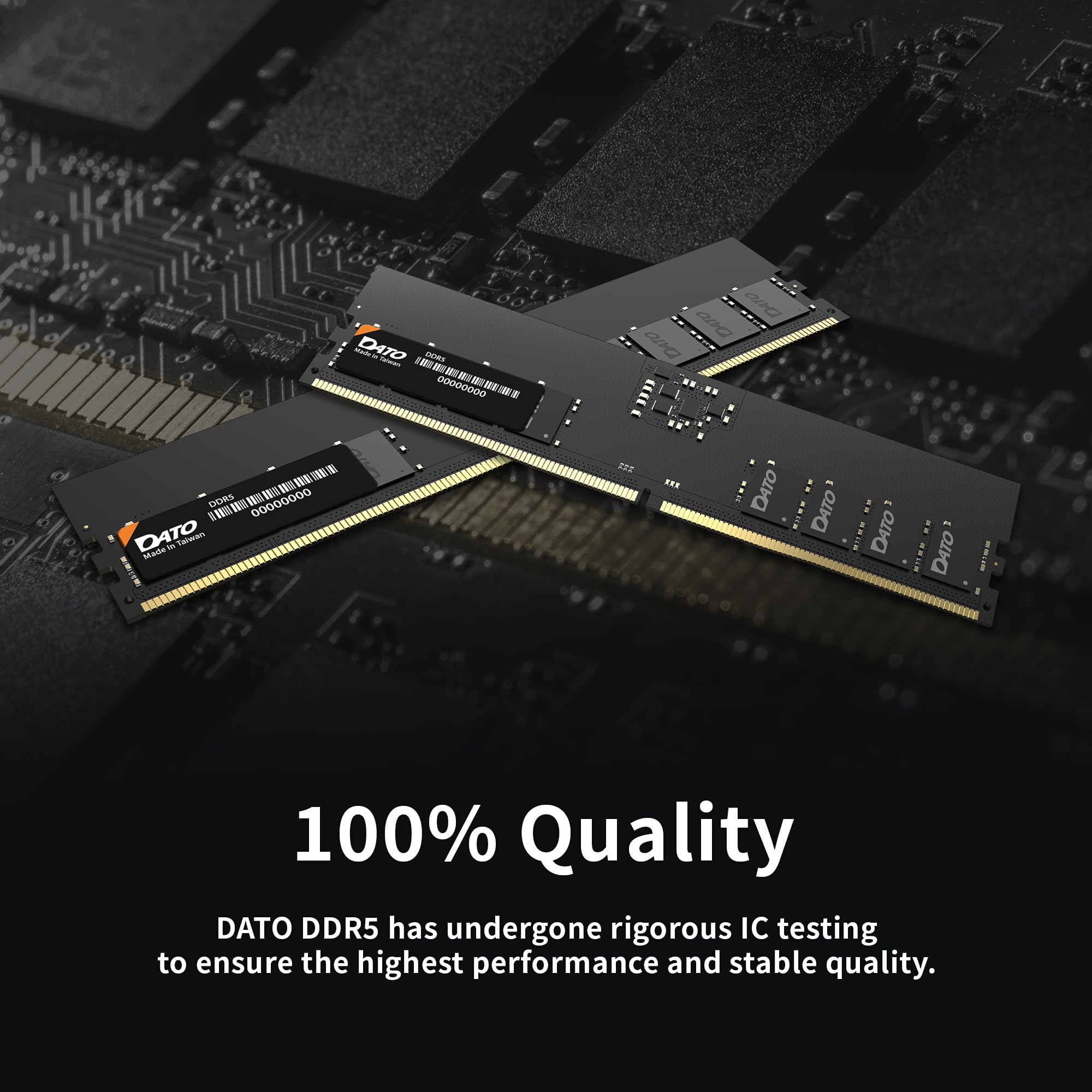 DATO DDR5 UDIMM 32GB Kit 16GBx2 Desktop RAM 5600MHz PC5-44800 CL46 1.1V 288-Pin Non-ECC unbuffered dimm, modulo di memoria desktop