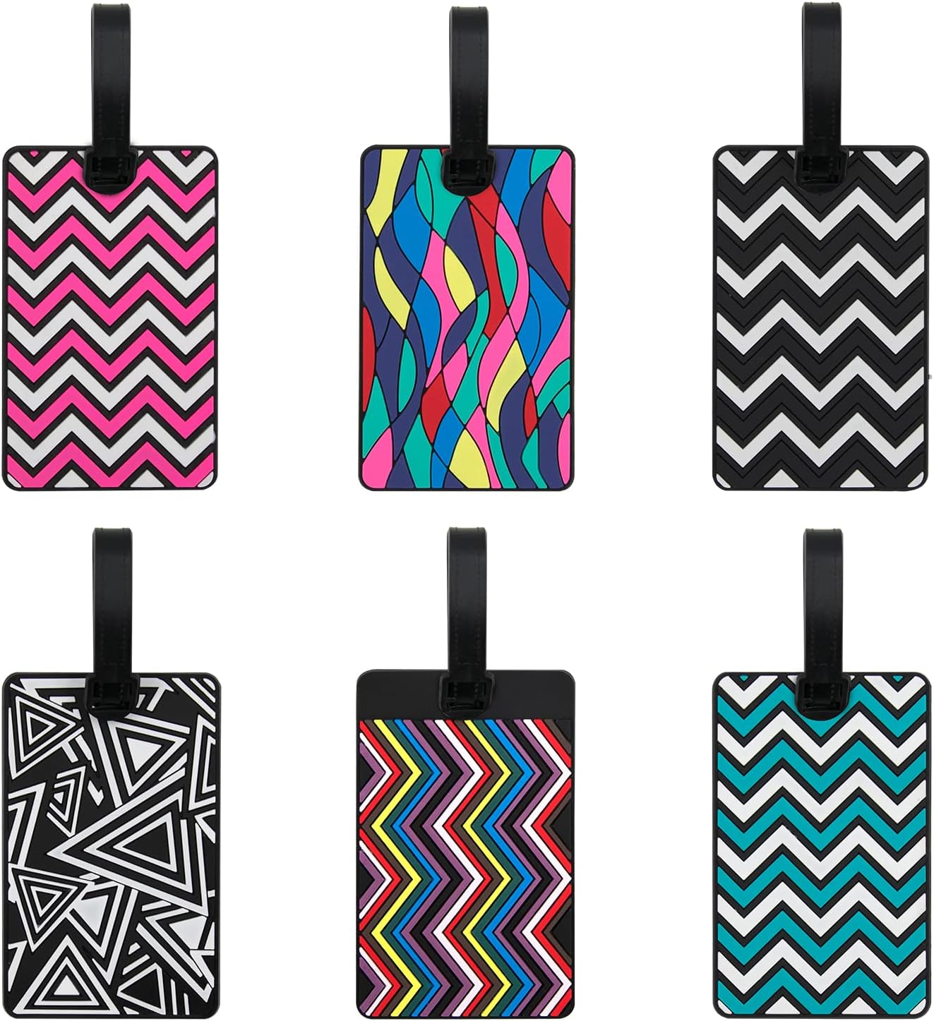 6pcs Luggage Tags, Travel Suitcase Luggage Tags Business Card Holder/Travel ID Bag Tag 6pcs Luggage Tags, Travel Suitcase Luggage Tags Business Card Holder/Travel ID Bag Tag