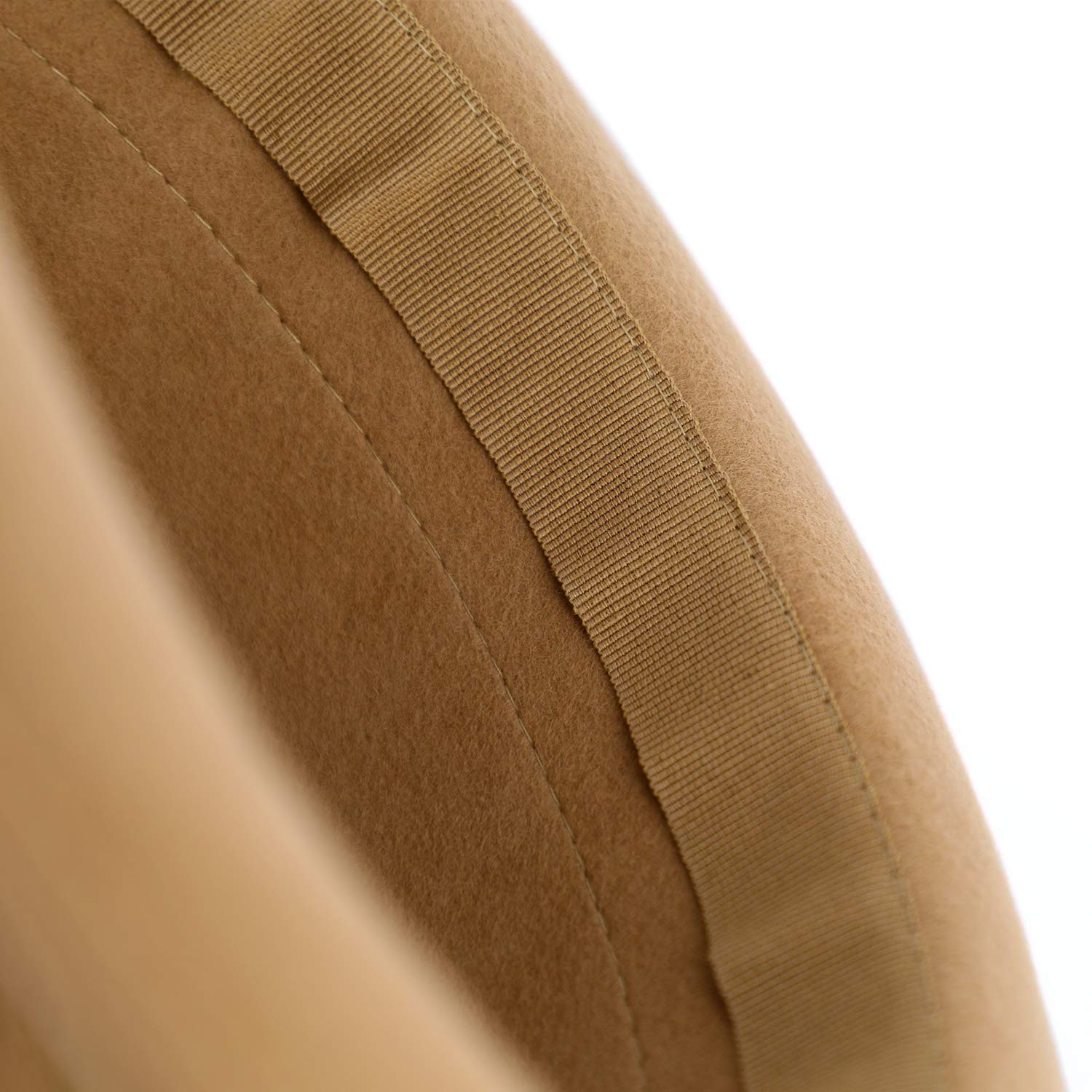 fiebig Medlock Pork Pie Diamante | 100% Sombrero de Fieltro con Cinta de Grosgrain | Cómodo Sombrero Ligero