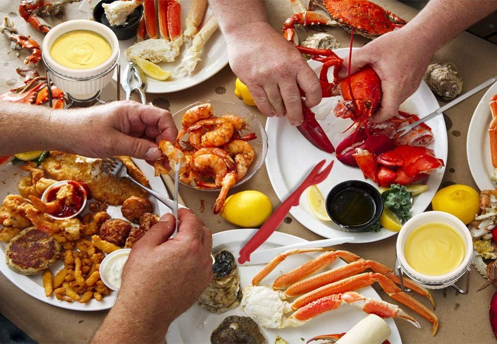 Amаzоn Crаzу 🔥 Dеаlѕ Hiware 28-Piece Crab Crackers and Tools Set - Crab Lobster Leg Crackers and Picks Seafood Tools, Includes Crab Crackers, Butter Warmers, Lobster Shellers, Crab Forks and Tealight Candles