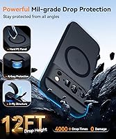 Vista 6 de CANSHN Funda magnética para Google Pixel 9 Pro XL (6.8 pulgadas), mejorada [protección completa de la cámara] [compatible con Magsafe]