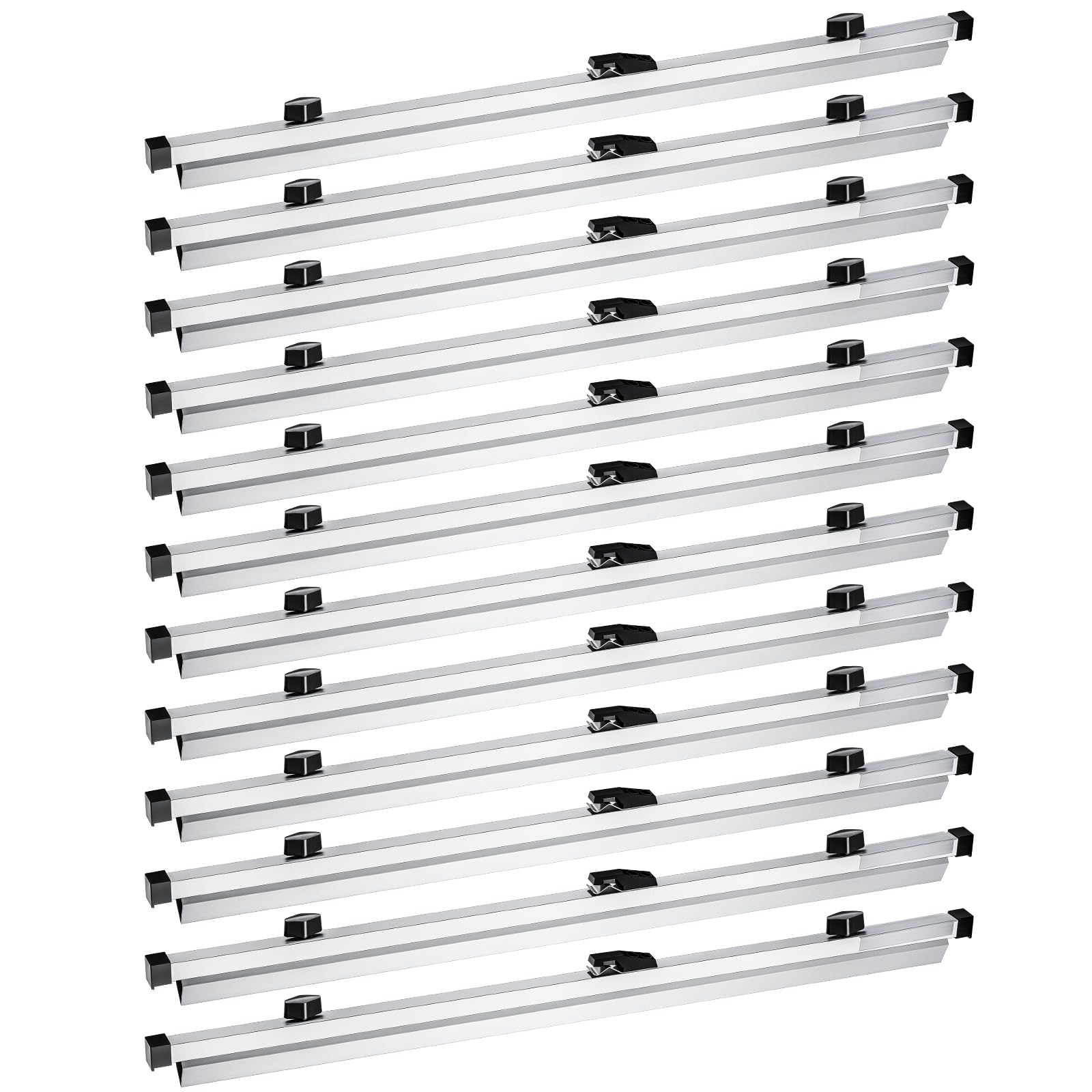 Estune Blueprint Hanging Clamps Binding Strips Storage for Construction Paper Poster Plans Drawings Arts (12, 30 Inches)