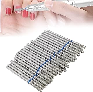 50pcs Portable Nail Drill Bits, Dead Skin Removal Nail Grinding Polishing Head Nail Polisher Accessory for Household, Nail Art Shop (M-41.25)