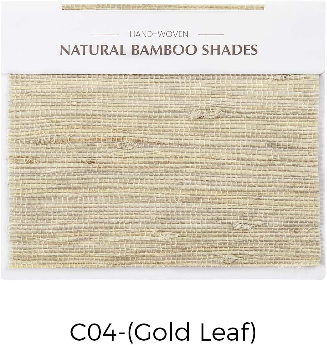 TWOPAGES Rae C Series Natural Woven Bamboo Shade Sample Book Swatches