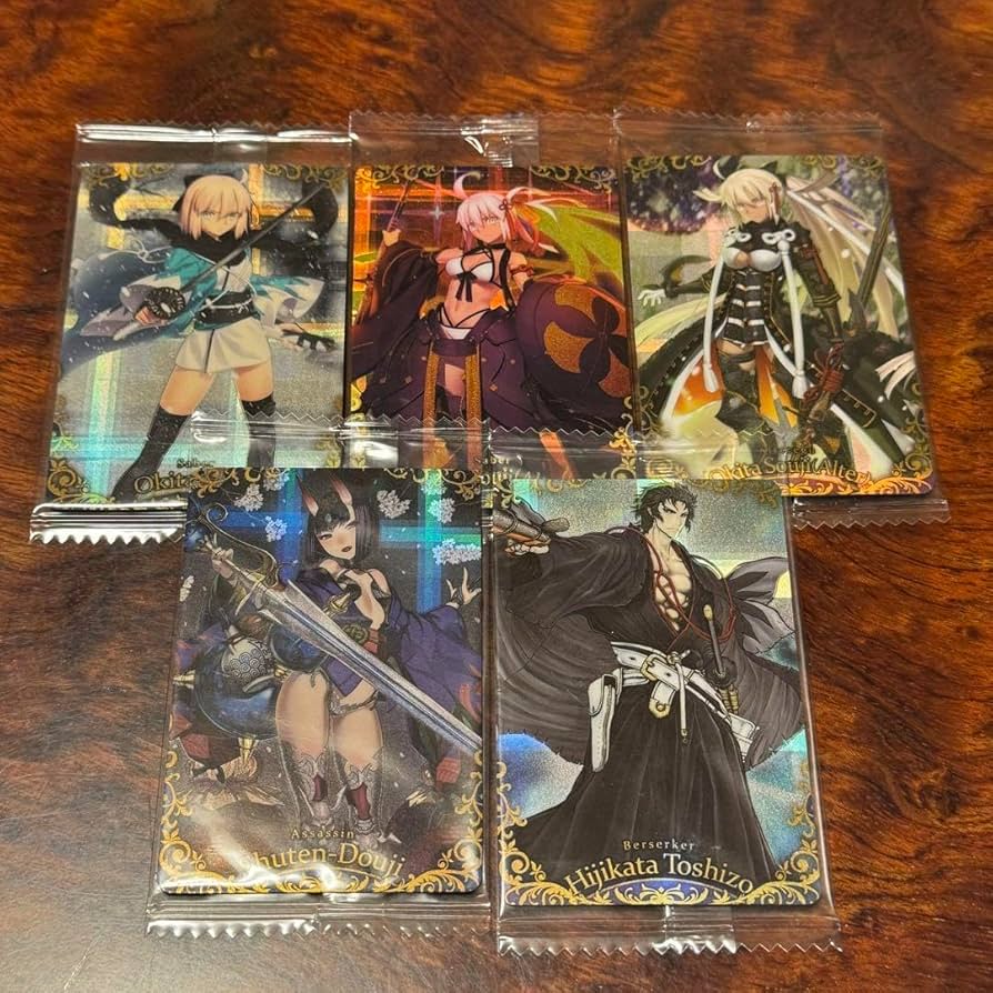 FGO fate ウエハース カード　まとめ売り　⑤ FGO Fate Grand Order ウエハース5 シークレット含む全25種類