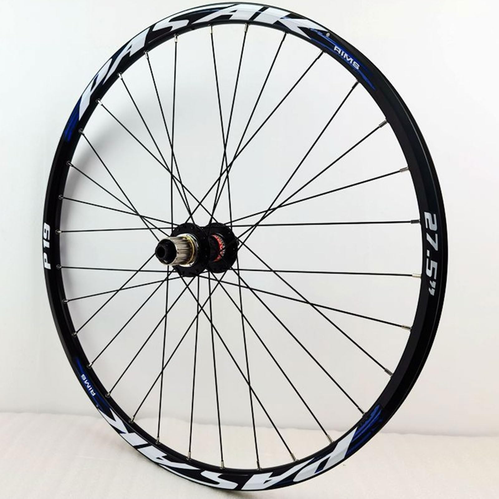 Ruote per Mountain Bike in Lega di Alluminio con Freni a Disco, 32 Fori, Perno Passante, 4 Cuscinetti sigillati, Cerchio a sgancio rapido, Pneumatici da 26, 27,5 e 29 Pollici x 25-35.