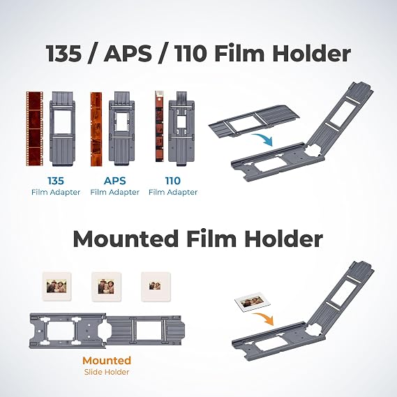 Plustek eFilm V - Slide & Negative Scanners, Convert 35mm / 110 / APS
