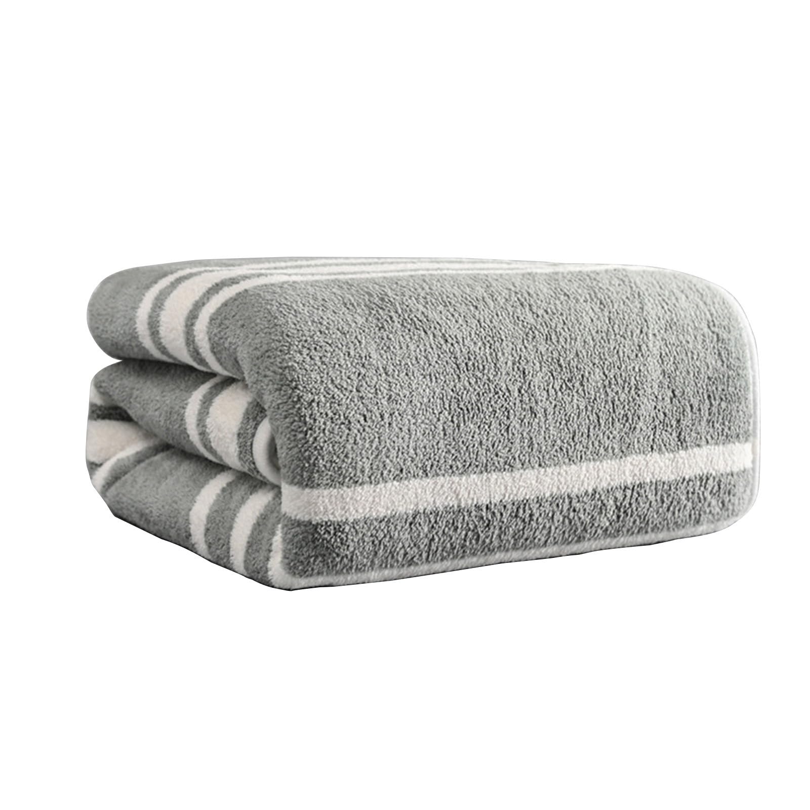 Bath Towels with Skin-Friendly and Soft Coral Fleece Bath Towel Large with Strong Water Absorption Capacity Quick Drying