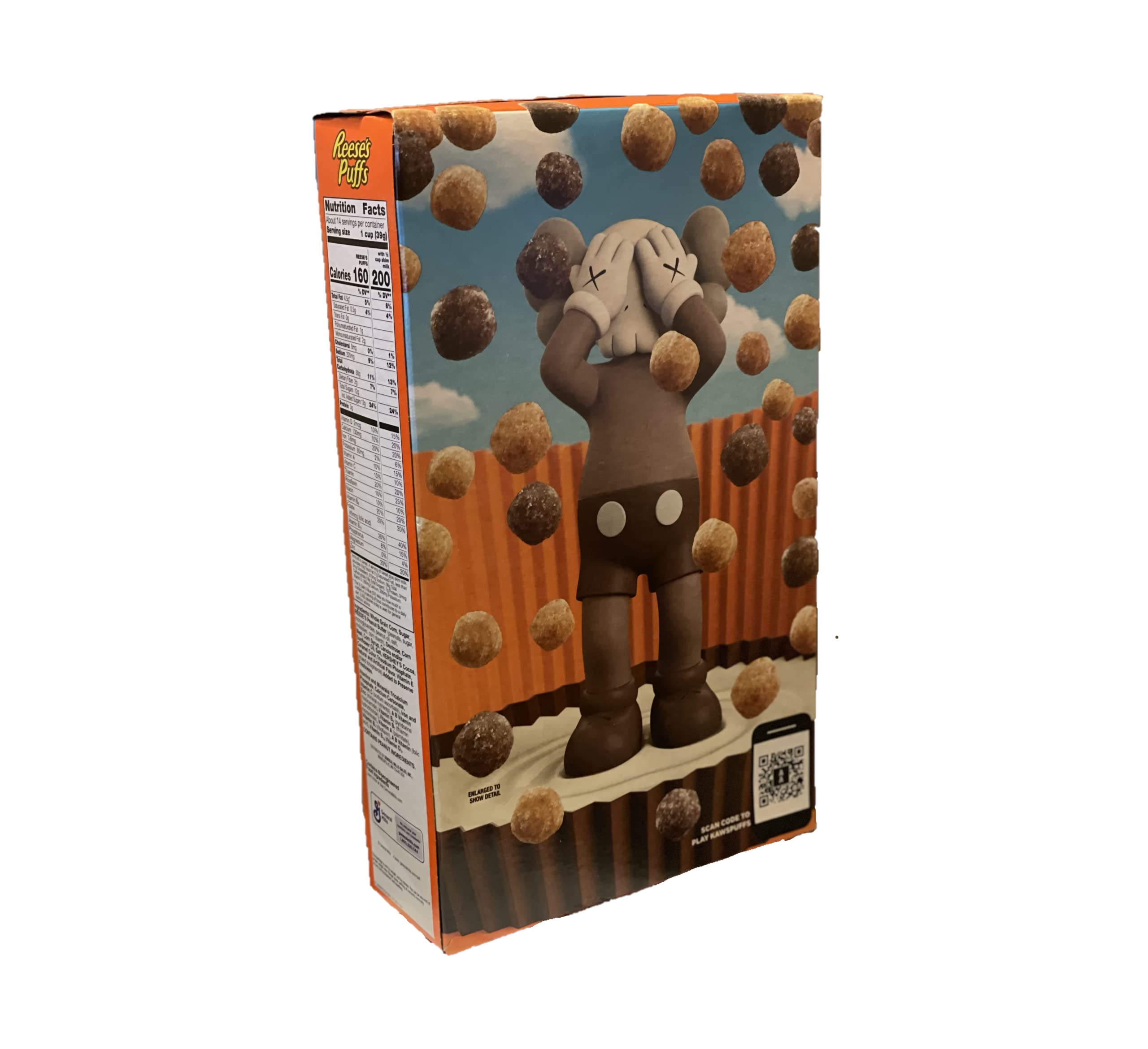 Limited Edition Reese's Puffs x KAWS (X X) Breakfast Cereal Made with