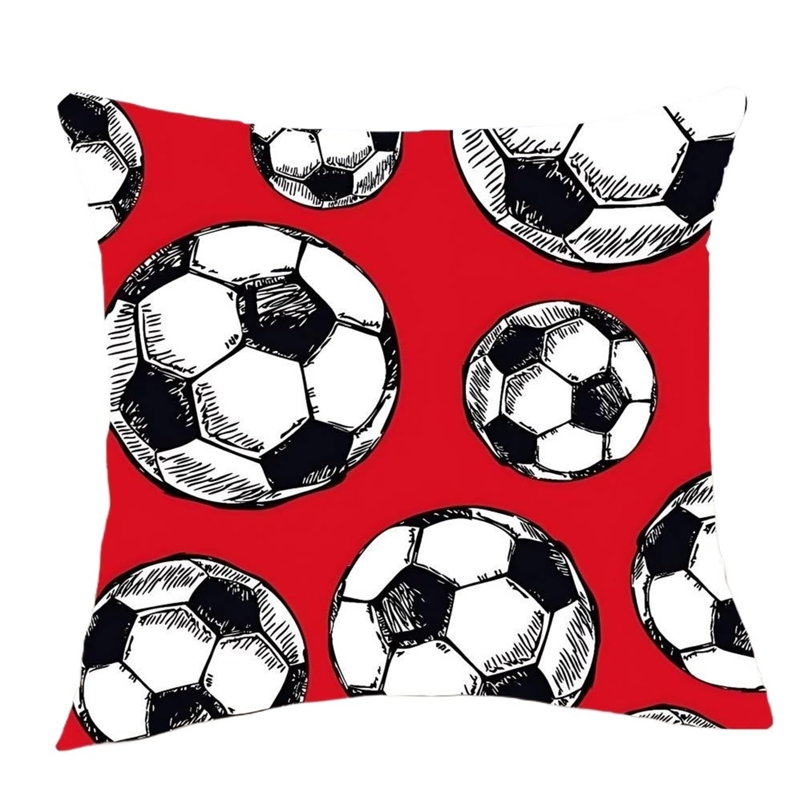 GIYXHU Football Pillow Home Living Room Bedroom Decorative Sofa Cushion for Sofa(Color2)