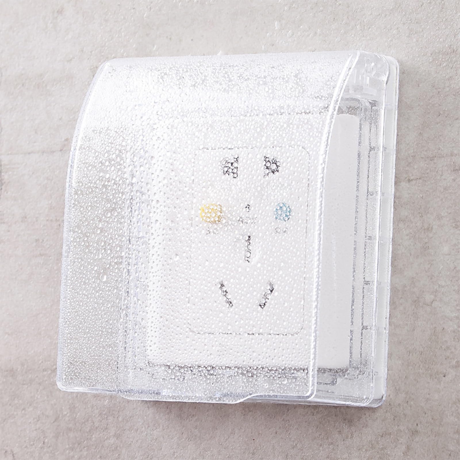Switch Plug Waterproof Box, Transparent Waterproof Socket Box, Transparent Socket Box, Suitable for Bathroom Sockets (Screw Type)