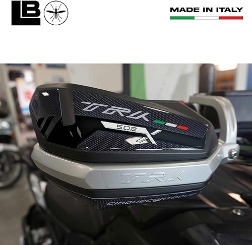 Miniatura 3 de labelbike - 3D Resin Stickers Motorcycle Handguard Protections Compatible with Benelli TRK 502 X - Black