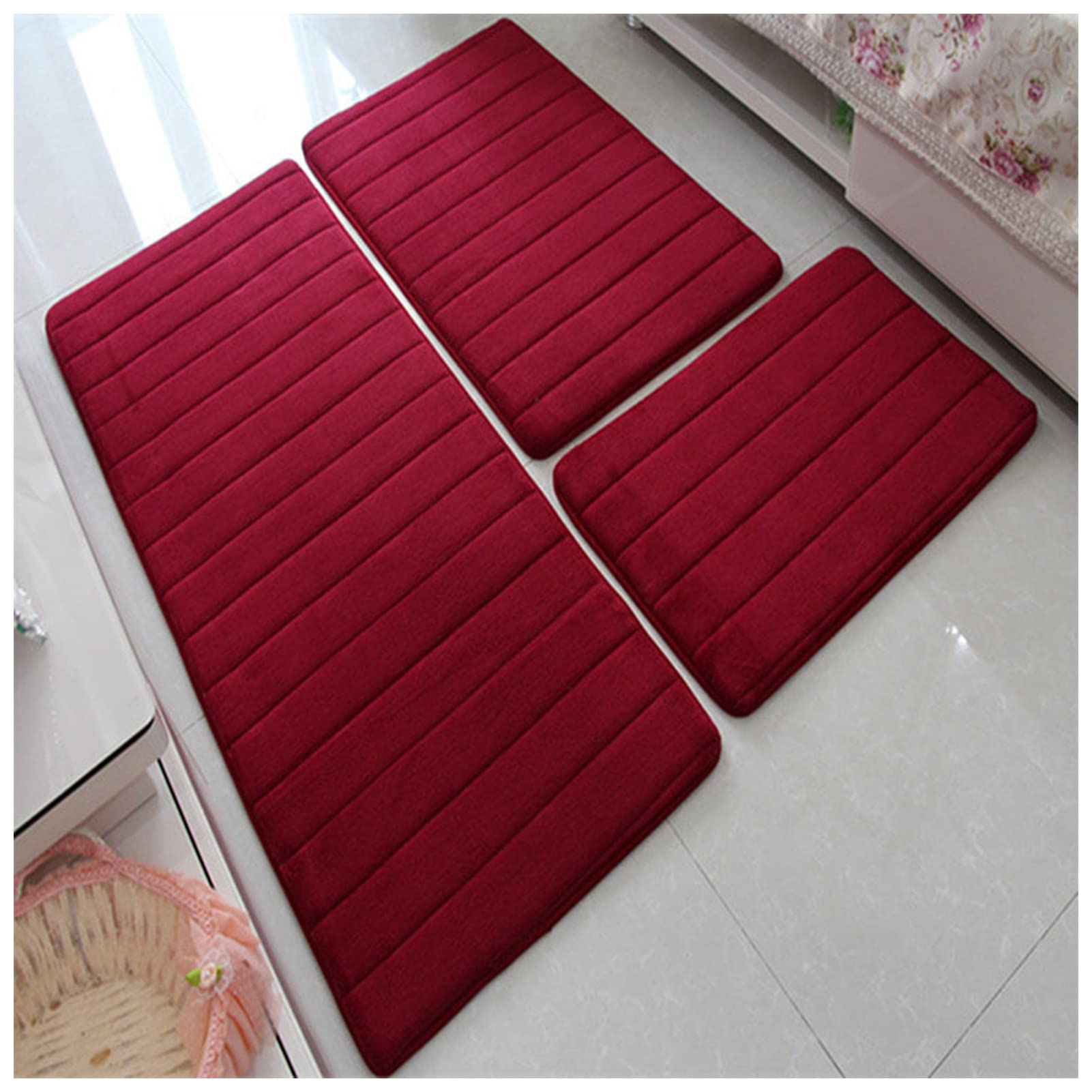 Alfombra larga de la cabina de cama con tejido grueso de coral y reverso antideslizante premium
