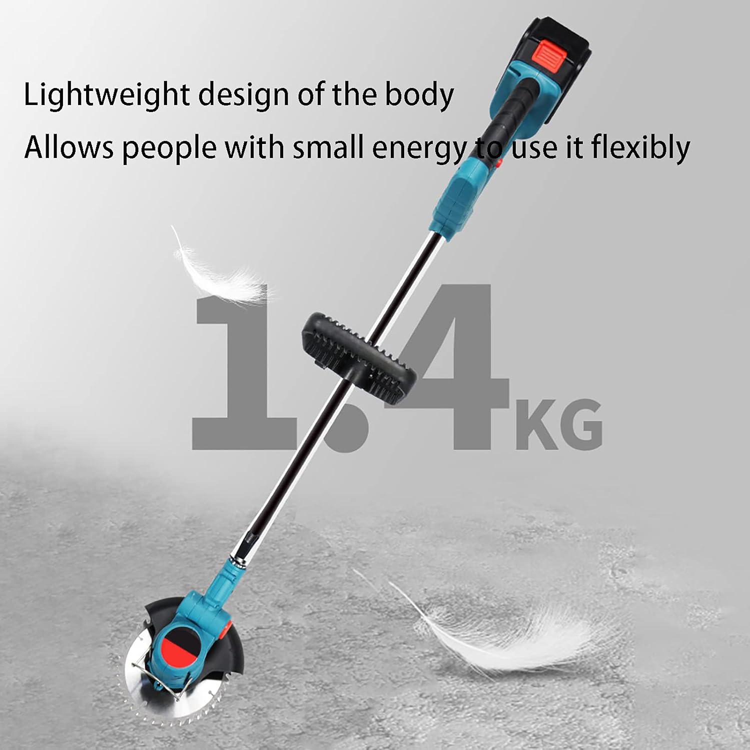 review YRCWZF Telescopic Grass Trimmer 21V 880W, Electric Grass Trimmer, Lightweight Powerful Handheld Trimmer, Grass Strimmer Durable for Garden Lawn