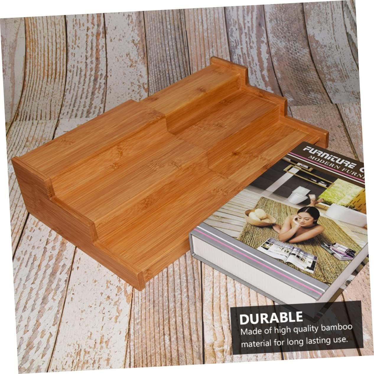 木製スパイスラック 卓上調味料ラック 耐摩耗性強化 調味料瓶棚 多目的ホルダー 家庭用キッチン整理用品