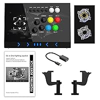 Vista 9 de Fight Sticks PC,Arcade PC Joysticks Fight Stick Street Fighter Video Game Controller Fighting Joystick for PC, Nintendo Switch, NEOGEO Mini, NeoGeo