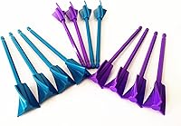 Vista 4 de Paletas mezcladoras de resina, 12 accesorios de mezcla de taladro, mezclador de pintura reutilizable para taladro, paletas de taladro epoxi