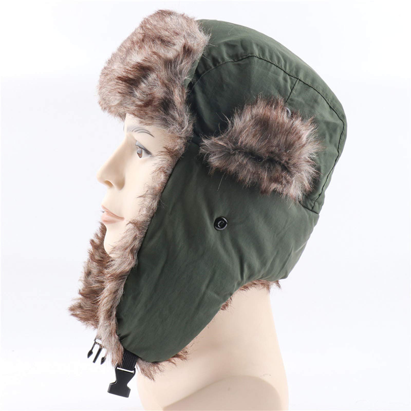 Zimowa Ciepła Czapka Wodoodporna Czapka Narciarska, Wodoodporna Czapka Dla Mężczyzn, Czapka Z Daszkiem, Czapki Dziecięce, Zimowe Dziewczyny/Green/One Size