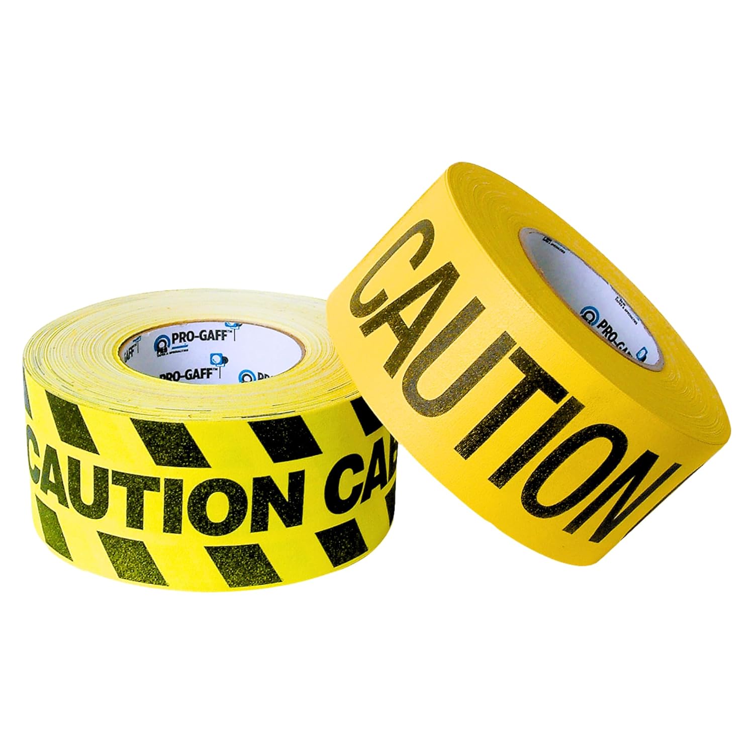 Pro Tapes STRIPED PRO-GAFF/YECC360 Printed Pro-Gaff Gaffers Tape: 3" x 55 yd., Yellow/black