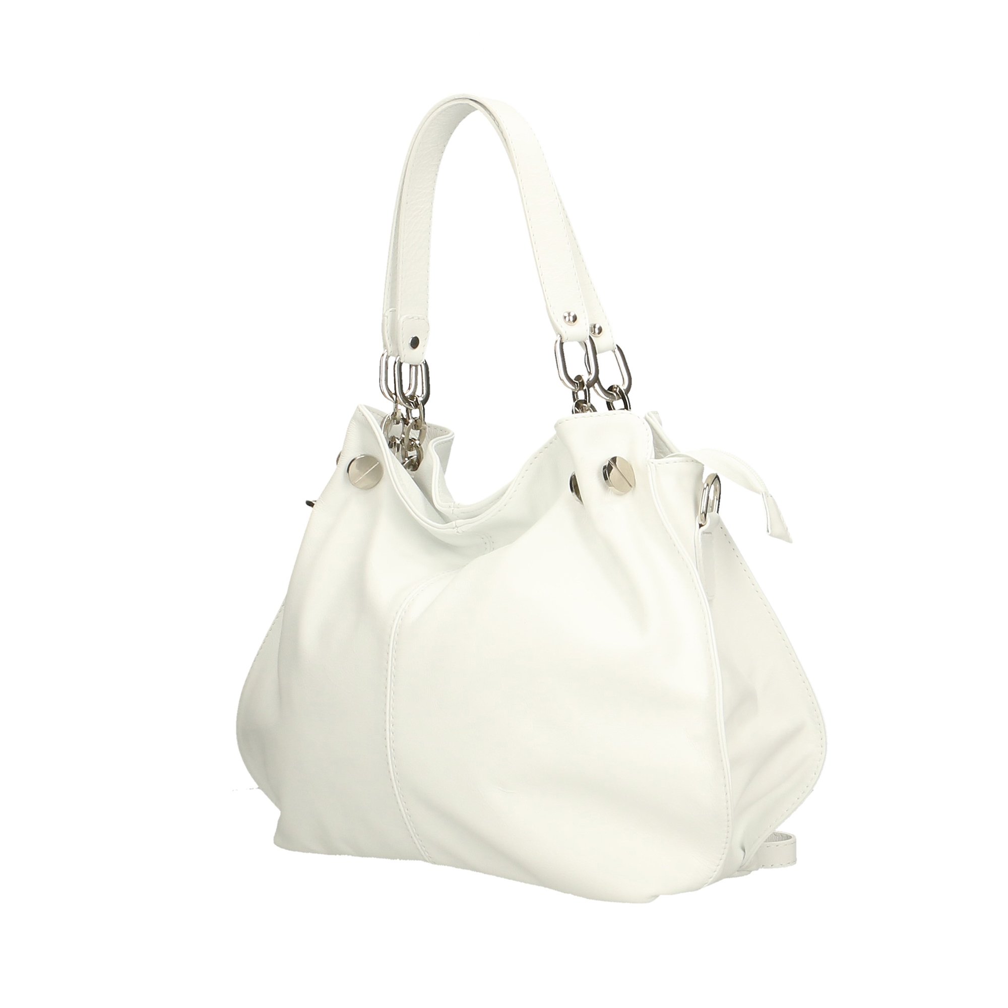 Chicca Borse Borsa a Spalla Donna in Pelle Made in italy 38x30x12 Cm