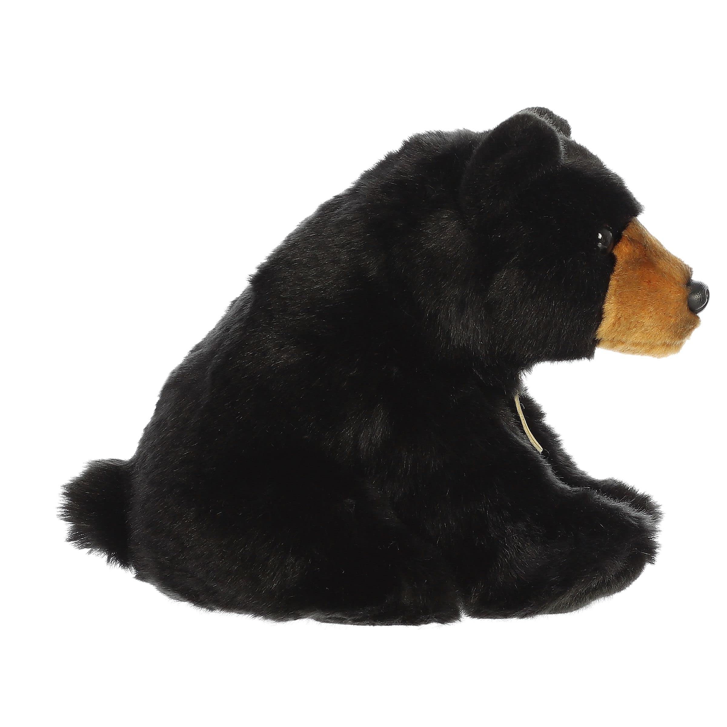 Aurora(r) Realistic Miyoni(r) Black Bear Stuffed Animal - Lifelike Detail - Cherished Companionship - Black 9 Inches - Image 3