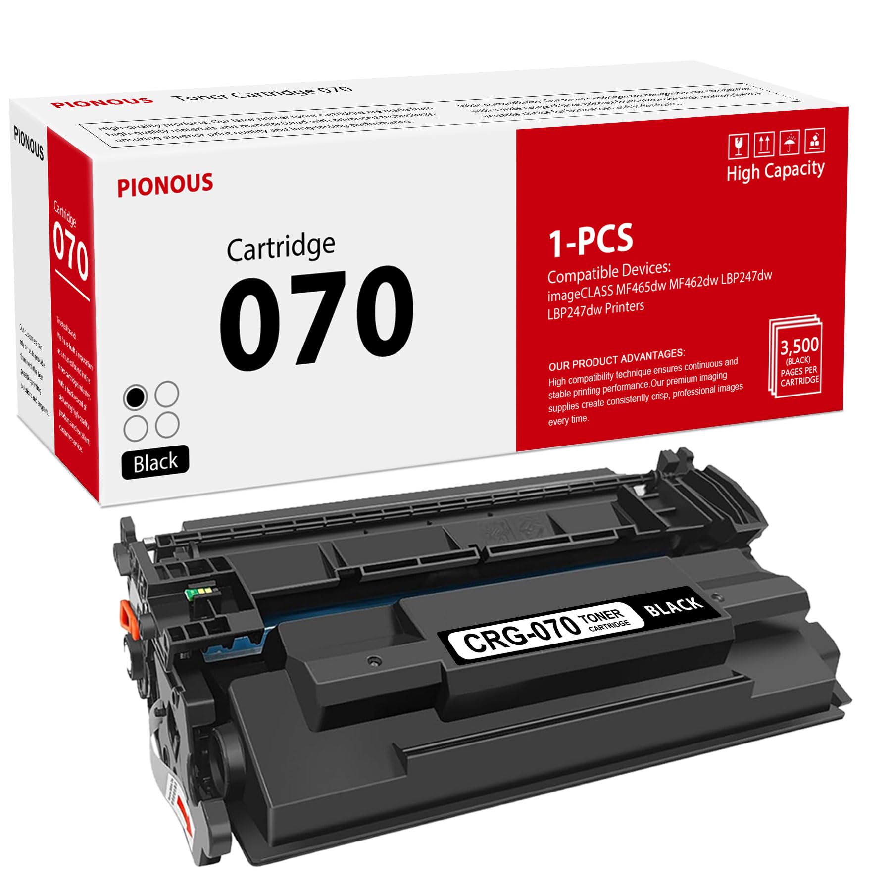 Amazon.com: 070 Black High-Yield Toner Cartridge (1-Pack Amazon.com: 070 Black High-Yield Toner Cartridge (1-Pack