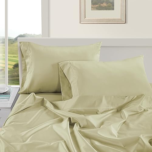 Miniatura 3 de LANE LINEN Juego de ropa de cama de 1000 hilos 100% algodón egipcio dividido tamaño King para camas ajustables, producido de forma sostenible,