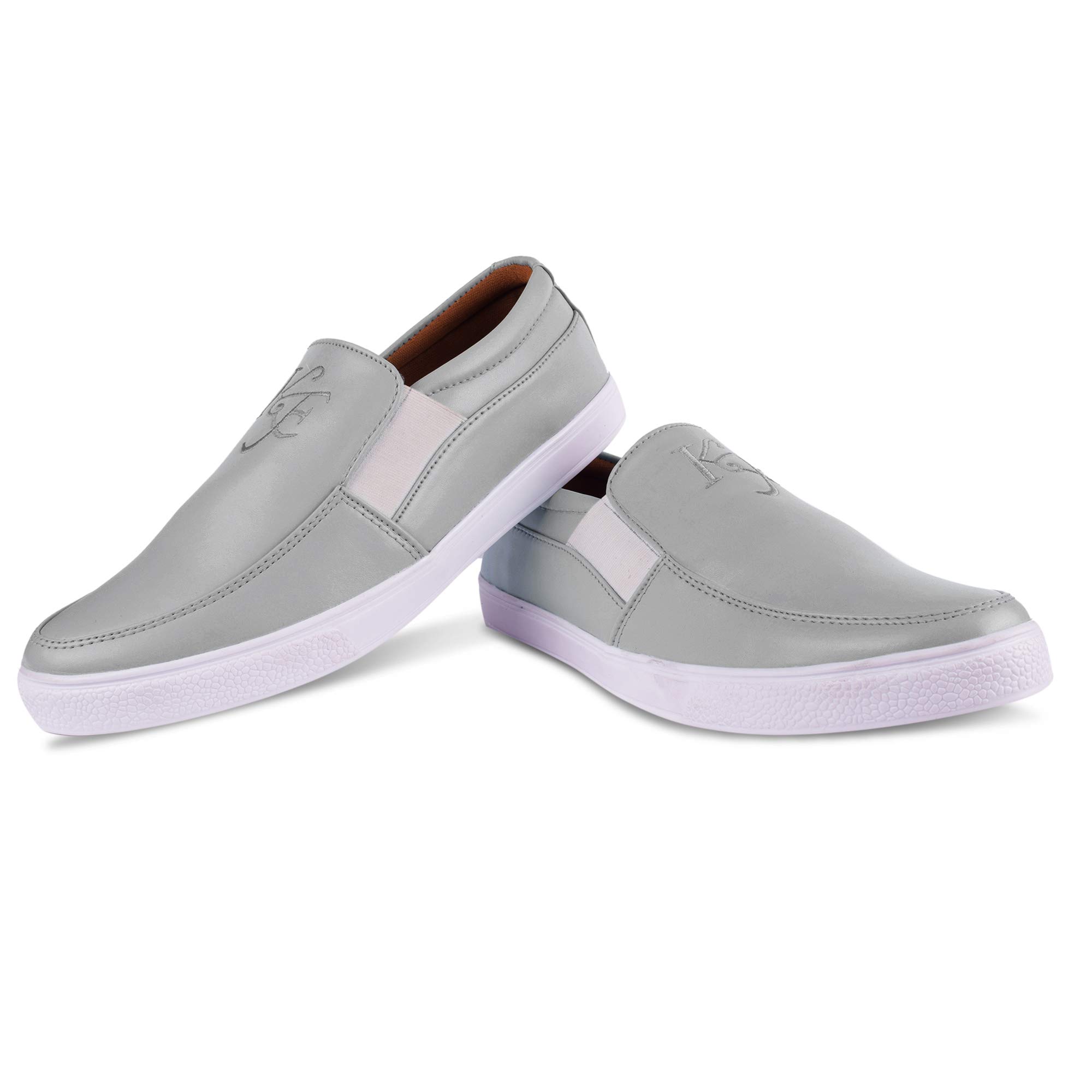 KRAFTER Loafers for Men Grey (B07PMDB1CW) Amazon Price History, Amazon Price Tracker