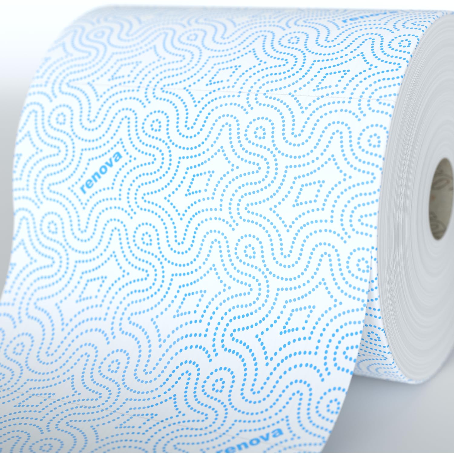 Renova Rollos de Cocina Gigarrollo Déco | 6 Gigarrollos de Cocina | Papel Blanco Decorado