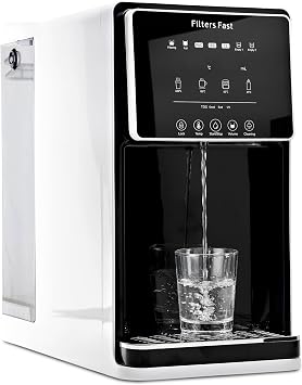 Filters Fast FF-CTRO Countertop Reverse Osmosis System Dispenser with Instant Hot Water, RO Filtration