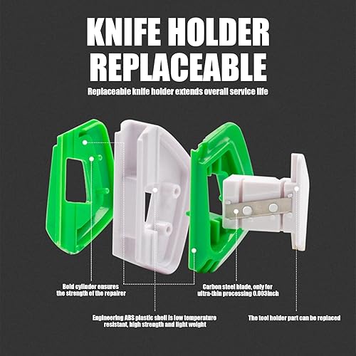 Miniatura 6 de Yumfugu 1 reparación de limpiaparabrisas automotriz, herramienta de limpieza ergonómica de ABS, accesorios de reparación multifunción universales,