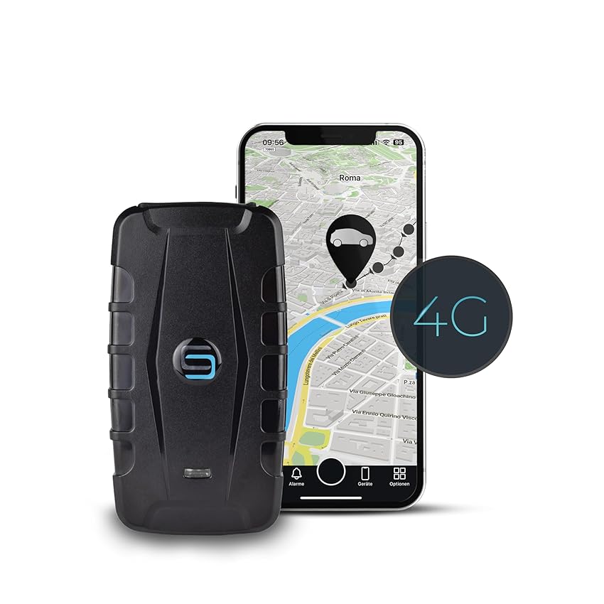 Immagine del prodotto SALIND 20 GPS Tracker per Auto, Barche e Altri Veicoli, Localizzatore con App con Magnete Integrato, Batteria a Lunga Durata (Fino a 180 Giorni in Modalità Standby) e Monitoraggio in Tempo Reale