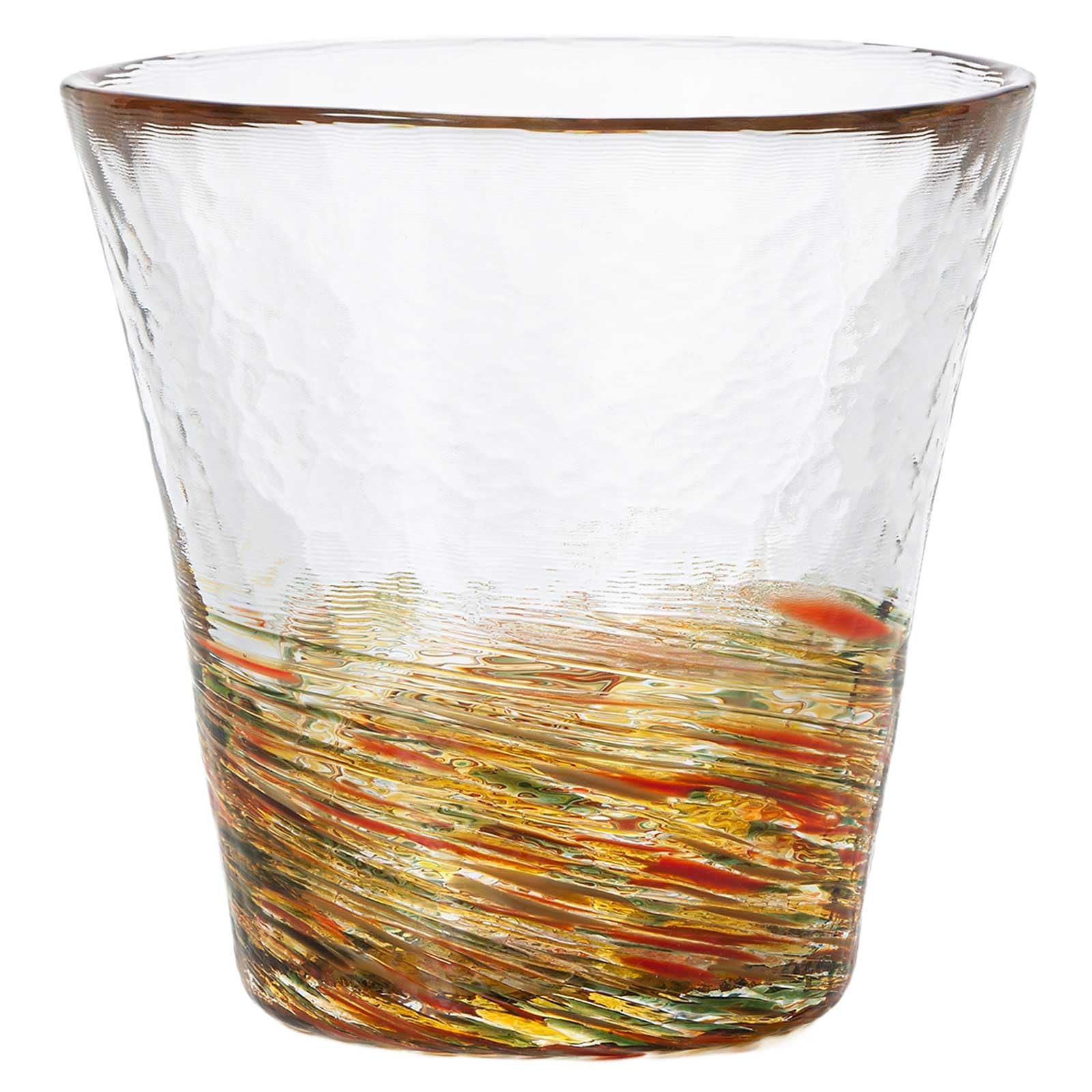 Tsugaru Vidro Mountain Glass Tumbler 9oz Handmade Blown Glass Aderia Japan