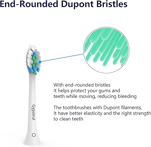 Miniatura 4 de Toothbrush Replacement Heads Compatible with Philips Sonicare Replacement Heads, Electric Brush Head for 4100 5100 6100 9023 W Optimal Plaque